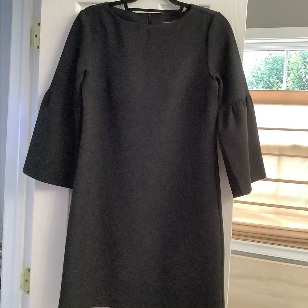 Banana Republic Black Long Sleeve Dress